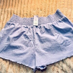 💜 Wild Fable Lilac Smocked Waist Shorts – Size XXL (NWT)